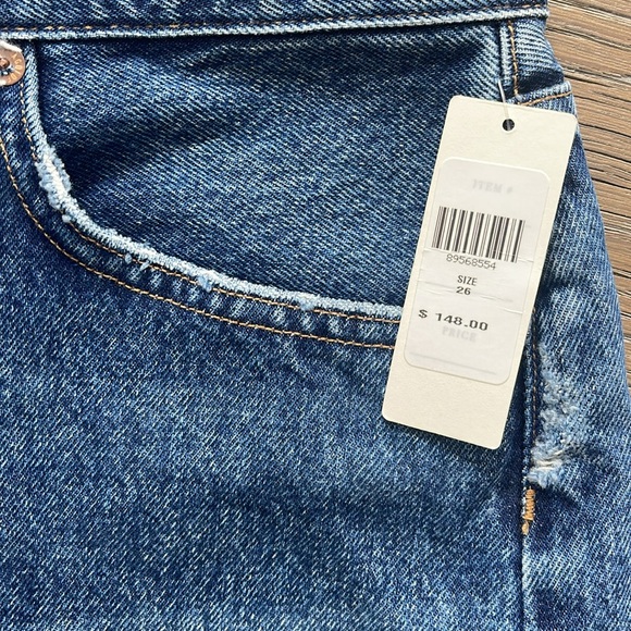 AGOLDE Denim Parker Vintage Cut Off Shorts 26W, 11.25" rise,2.5" inseam•5 Pocket - Picture 11 of 12